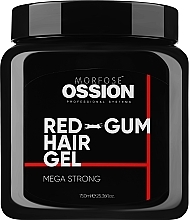 Kup Żel do stylizacji włosów - Morfose Ossion Premium Barber Line Red-Gum Hair Gel Mega Strong