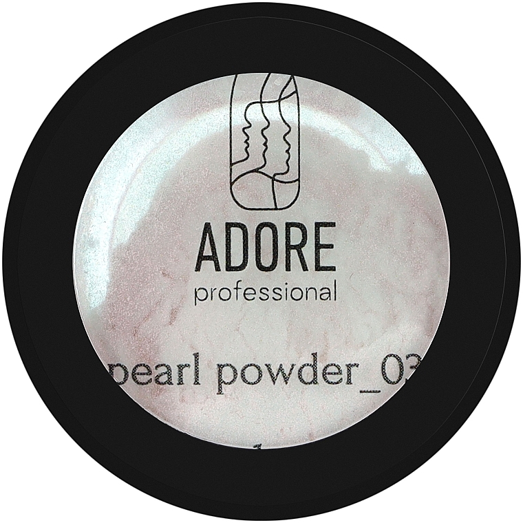 Perłowy puder do paznokci - Adore Professional Pearl Nail Powder