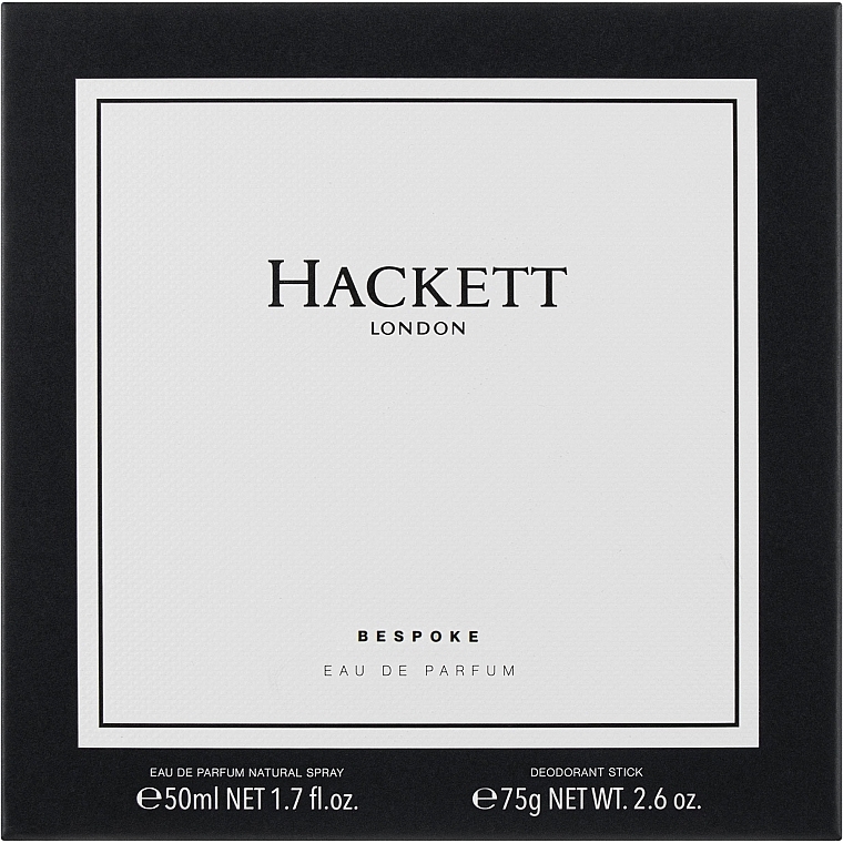 Hackett London Bespoke - Zestaw (edp/100ml + deo/75g) — Zdjęcie N1