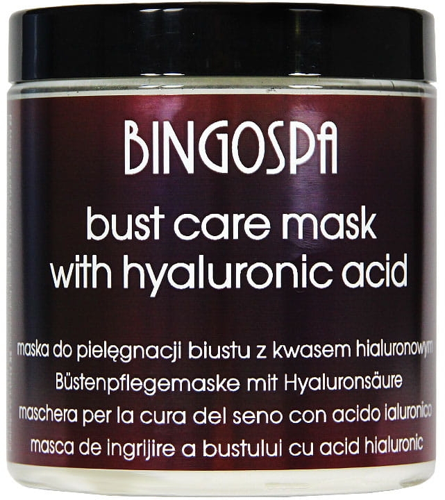 Czekoladowa maska do pielęgnacji biustu z kwasem hialuronowym i olejkiem z zielonej kawy - BingoSpa Chocolate Breast Mask — фото N1