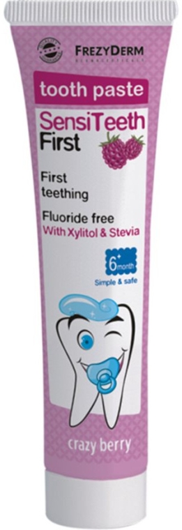 Pasta do zębów bez fluoru - Frezyderm SensiTeeth First Toothpaste — Zdjęcie N1
