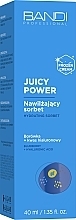 Nawilżający sorbet do twarzy - Bandi Professional Juicy Power Hydrating Sorbet Blueberry + Hyaluronic Acid — Zdjęcie N2