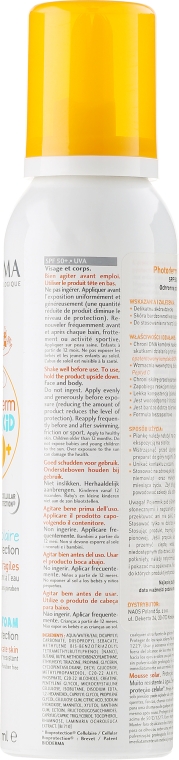 Przeciwsłoneczny mus dla dzieci SPF 50+ - Bioderma Photoderm Kid Sun Foam — Zdjęcie N2