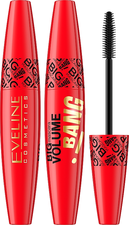 Tusz do rzęs zwiększający objętość - Eveline Cosmetics Big Volume Bang!