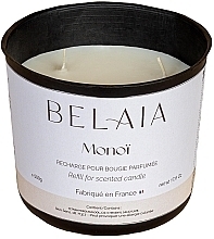 Świeca aromatyczna Monoi (wkład) - Belaia Monoi Scented Candle Wax Refill — Zdjęcie N2