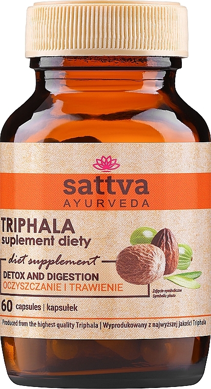 Suplement diety - Sattva Ayurveda Triphala Extract Supplement — Zdjęcie N1
