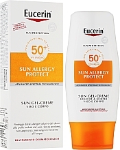 Krem-żel do skóry z alergią na słońce (SPF 50) - Eucerin Sun Allergy Protection Sun Creme-Gel SPF 50 — Zdjęcie N2