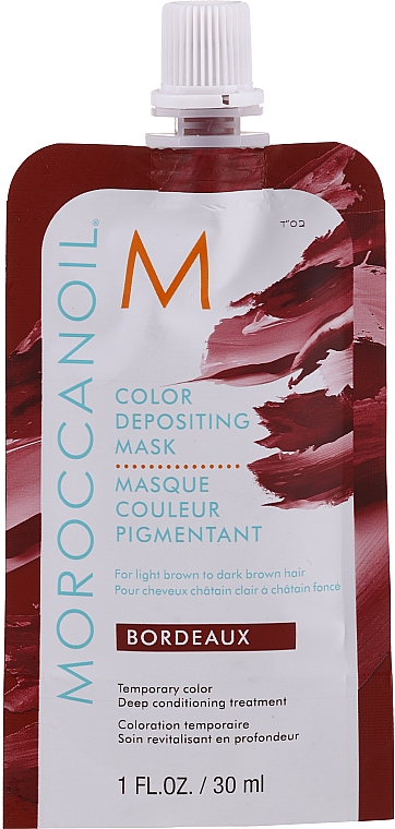 Koloryzująca maska do włosów, 30 ml - MoroccanOil Color Depositing Mask — Zdjęcie N3