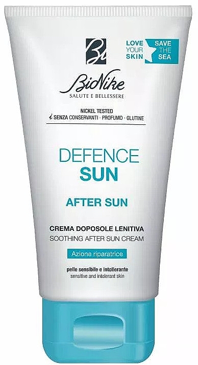 Łagodzący krem po opalaniu - BioNike Defence Sun Soothing After Sun Cream — Zdjęcie N1
