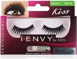 Sztuczne rzęsy na pasku - Kiss IEnvy Eyelashes Paparazzi 01 — Zdjęcie N1