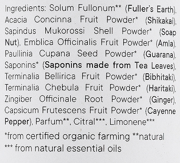 Organiczny szampon w proszku, wzmacniający - Eliah Sahil Natural Shampoo Powder for Stronger Hair Roots — Zdjęcie N3