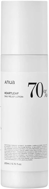 Odżywczy balsam do twarzy - Anua Heartleaf 70% Daily Relief Lotion — Zdjęcie N1
