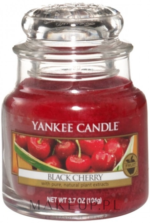 Świeca zapachowa w słoiku - Yankee Candle Black Cherry — Zdjęcie 104 g