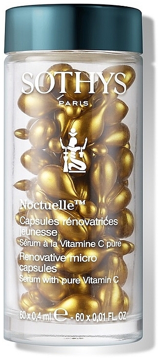 Koncentrat odnawiający w kapsułkach z witaminą C - Sothyys Noctuelle Renovative Micro Capsules Serum With Pure Vitamin C — Zdjęcie N1
