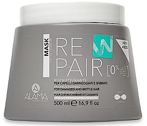 Maska do włosów zniszczonych - Alama Repair Hair Mask — Zdjęcie N1