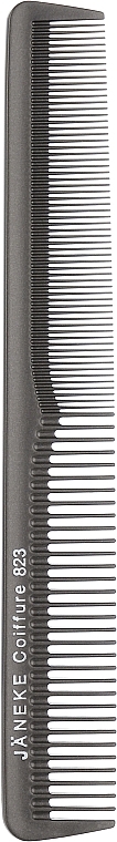Grzebień do włosów, czarny - Janeke Polycarbonate Toupierkamm 823, Titanium — Zdjęcie N1