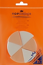 Kup Gąbki do makijażu, 35821, białe + beżowe, 6 szt. - Top Choice Foundation Sponges