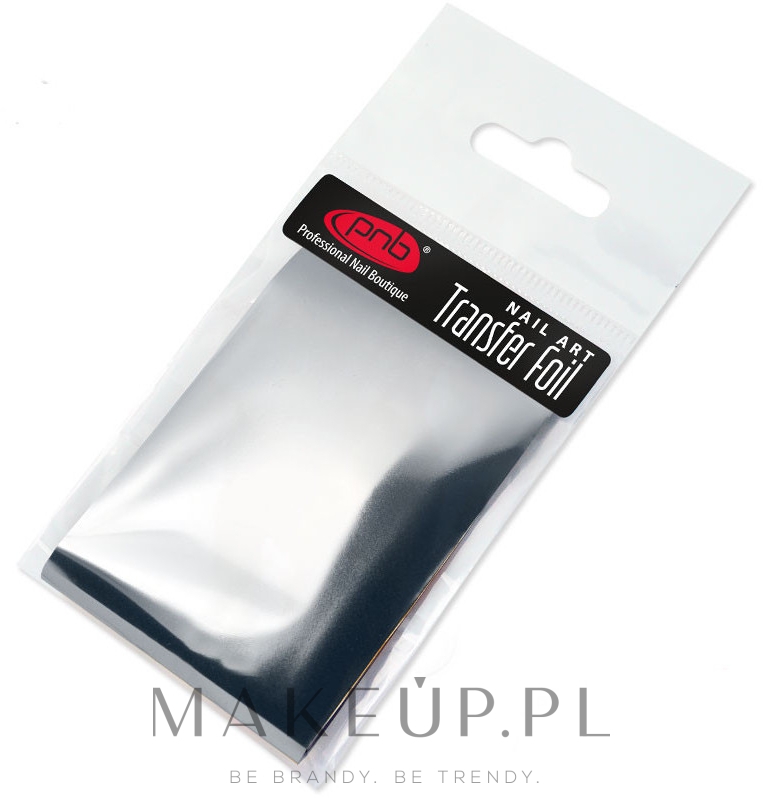 Folia do paznokci - PNB Nail Art Transfer Foil — Zdjęcie 02 - Silver
