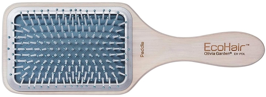 Szczotka masująca do włosów - Olivia Garden Eco Hair Eco-Friendly Bamboo Paddle Collection Paddle — Zdjęcie N1