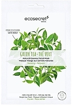 Kup Relaksująca maseczka do twarzy z zieloną herbatą - Eco Secret Green Tea Natural Essence Facial Mask