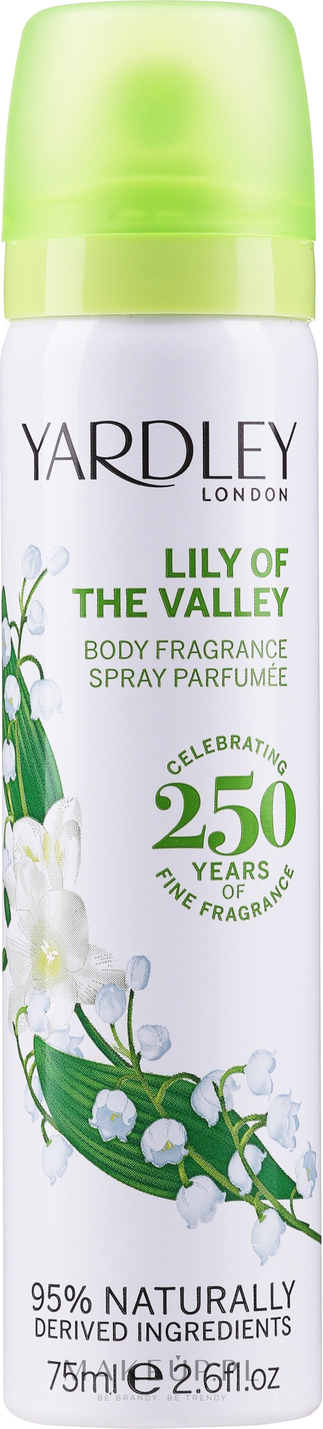 Yardley Lily Of The Valley Contemporary Edition - Perfumowany dezodorant z atomizerem — Zdjęcie 75 ml