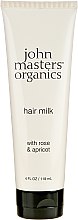 Kup Mleczko bez spłukiwania na suche końcówki włosów Róża i Morela - John Masters Organics Hair Milk Rose & Apricot