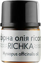 Olejek eteryczny z hyzopu - Richka Hyssopus Officinalis Oil — Zdjęcie N2