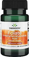 Suplement diety 5-Metylotetrahydrofolian, 800 mg - Swanson Folate (5-Methyltetrahydrofolic Acid) — Zdjęcie N1