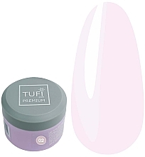 Żel do przedłużania paznokci - Tufi Profi Premium UV Gel 02 Clear Pink — Zdjęcie N3