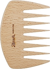 Kup Grzebień do włosów LG363N, 9,8x7,2 cm, drewno bukowe - Janeke Wide-Teeth Styling Comb