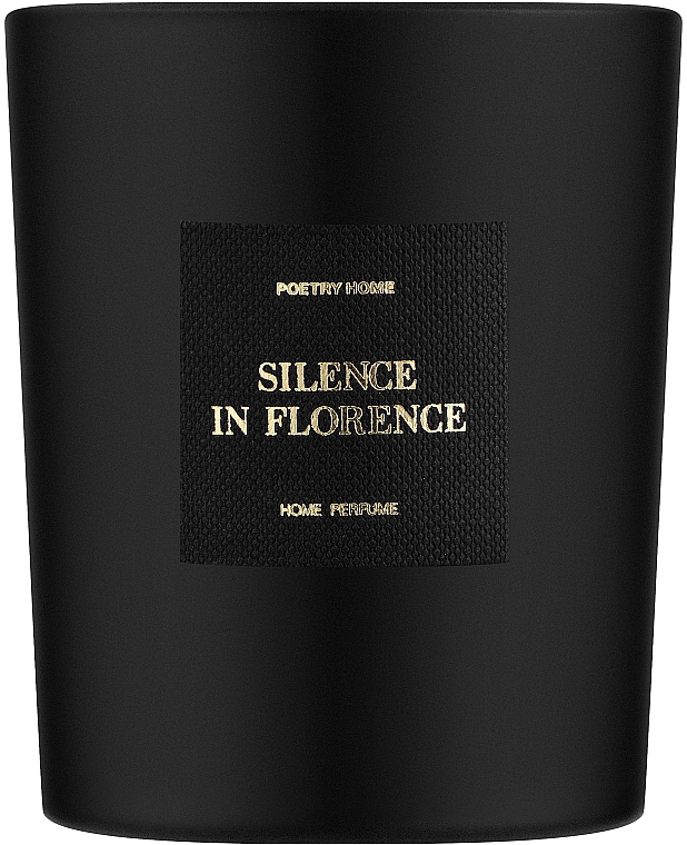 Poetry Home Silence In Florence - Świeca zapachowa  — Zdjęcie N1