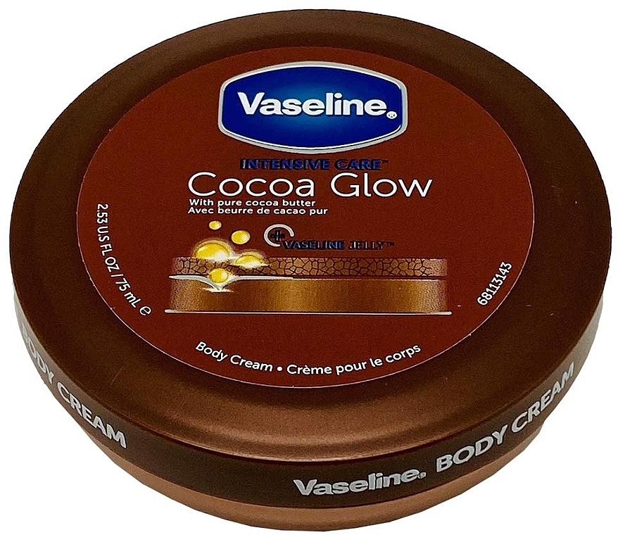 Krem do ciała kakaowy o działaniu promiennym - Vaseline Intensive Care Cocoa Glow Body Cream — Zdjęcie N1