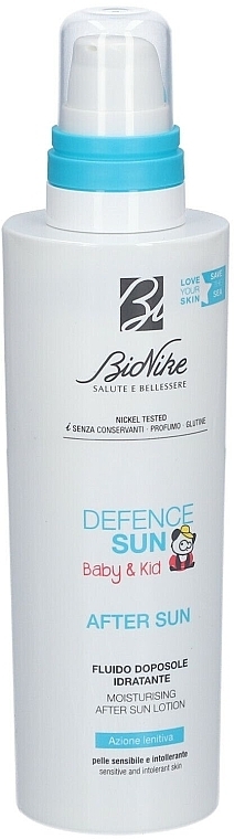 Nawilżający balsam po opalaniu dla dzieci - BioNike Defence Sun Baby&Kid Moisturising After Sun Lotion — Zdjęcie N1