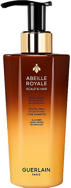 Rewitalizujący i wzmacniający szampon do włosów - Guerlain Abeille Royale Revitalising & Fortifying Care Shampoo — Zdjęcie N1