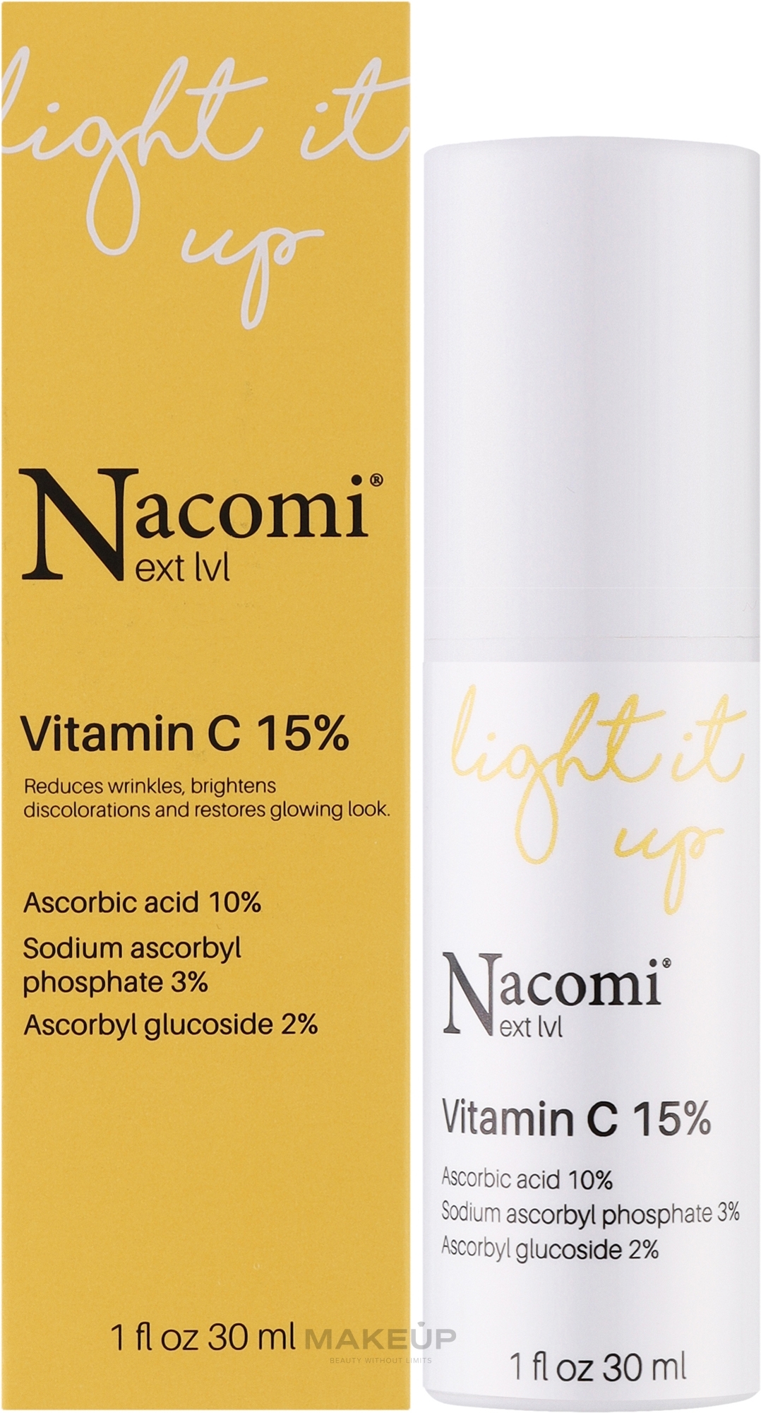 Serum do twarzy z witaminą C 15% - Nacomi Next Level Vitamin C 15%  — Zdjęcie 30 ml