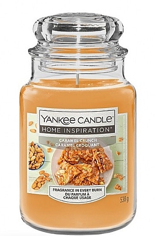 Świeca zapachowa w słoiku - Yankee Candle Home Inspiration Caramel Crunch — Zdjęcie N1