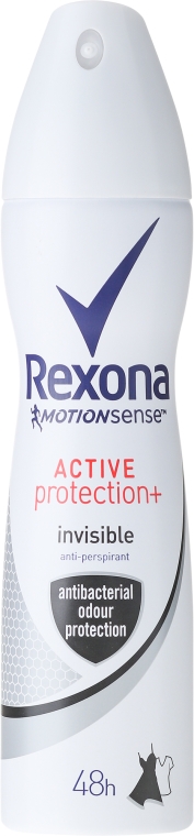Antybakteryjny antyperspirant w sprayu - Rexona Motionsense Active Protection+ Invisible Anti-Perspirant