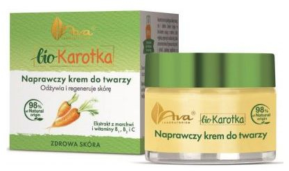 Naprawczy krem do twarzy - Ava Laboratorium Bio Karotka Face Cream — Zdjęcie N1