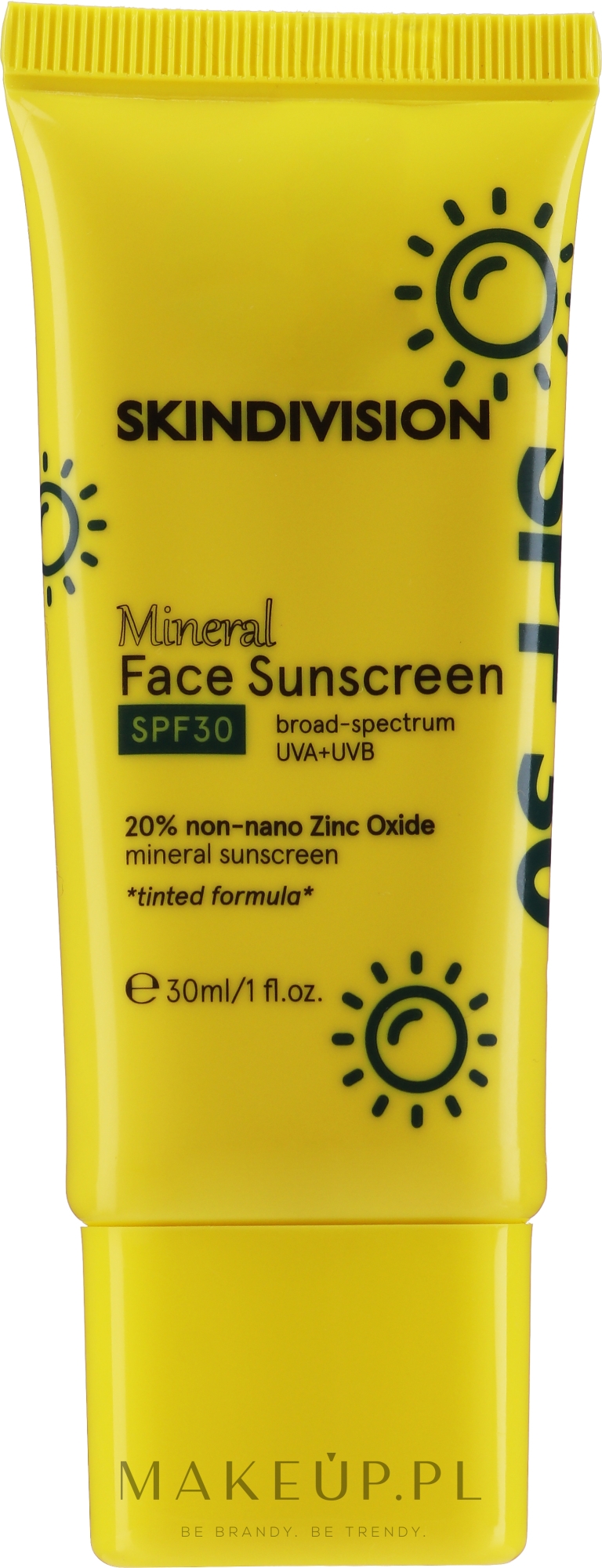 Krem przeciwsłoneczny do twarzy SPF 30 - SkinDivision Face Sunscreen — Zdjęcie 30 ml