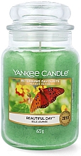 Świeca zapachowa w słoiku - Yankee Candle Beautiful Day Scented Candle Large Jar — Zdjęcie N1