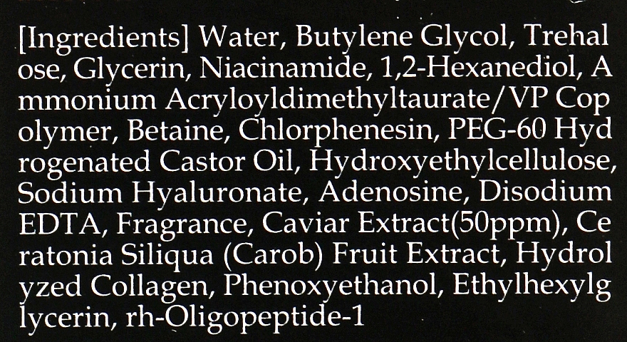 Serum do twarzy z ekstraktem z kawioru - Facis Caviar Essence Ampoule — Zdjęcie N4