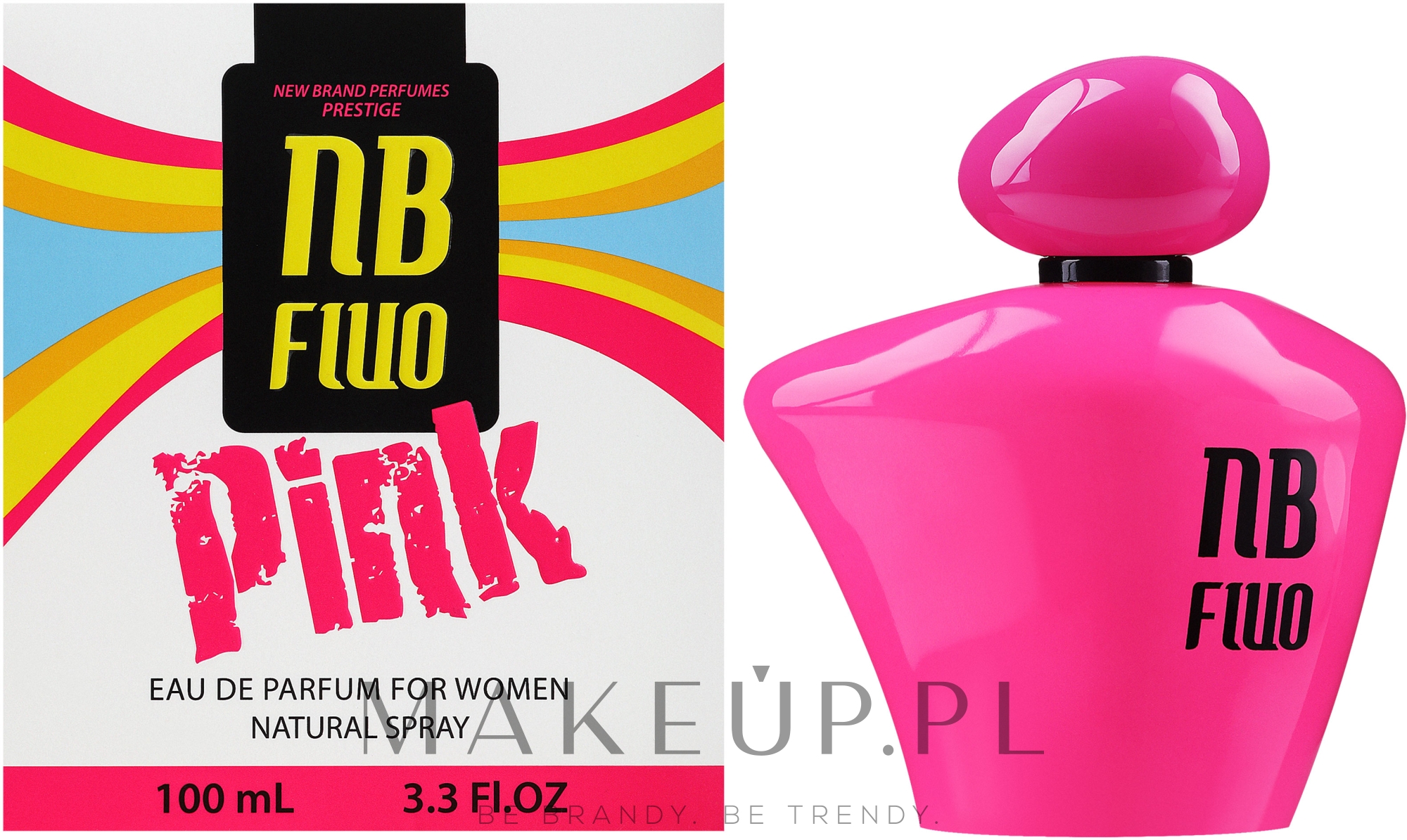 New Brand Fluo Pink - Woda perfumowana — Zdjęcie 100 ml