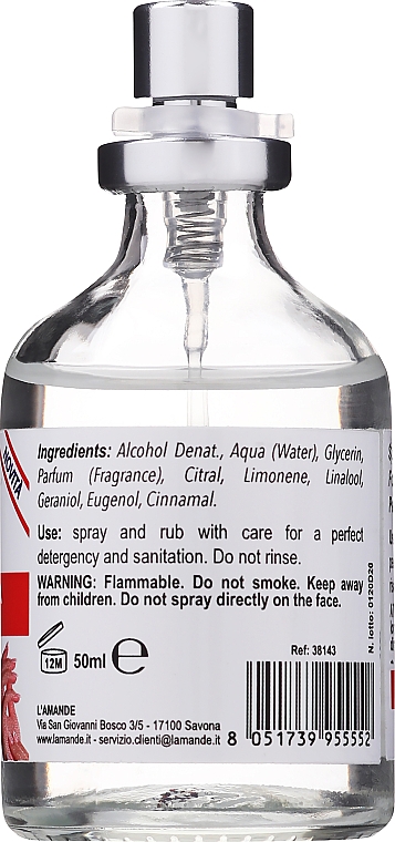 Spray odkażający o zapachu cytrusowym - L'Amande Spray Sanitizer Citrus Scent — Zdjęcie N4