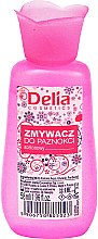Acetonowy zmywacz do paznokci, różowy - Delia Nail Polish Remover — Zdjęcie N1