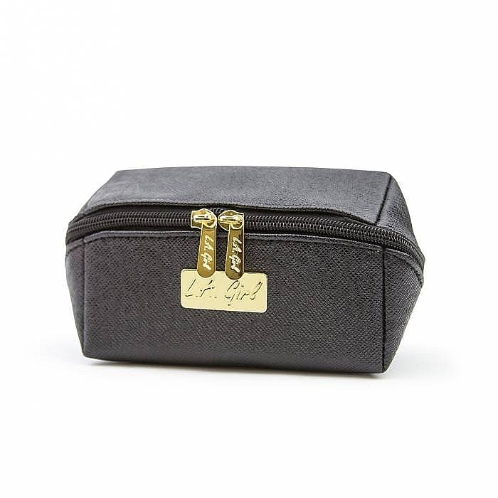 Kosmetyczka, czarna - L.A. Colors Small Cosmetic Bag  — Zdjęcie N1