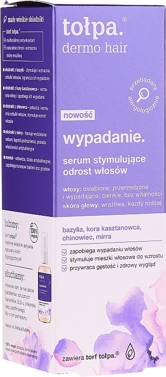 PRZECENA! Serum stymulujące odrost włosów - Tołpa Dermo Hair Serum * — Zdjęcie N1