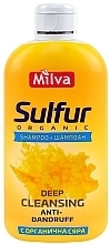 Kup Szampon przeciwłupieżowy i przeciw wypadaniu włosów z organiczną siarką - Milva Anti Dandruff and Anti Hair Loss Shampoo with Organic Sulfur