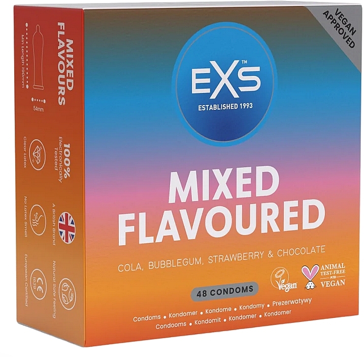 Prezerwatywy - EXS Mixed Flavour Condoms — Zdjęcie N1