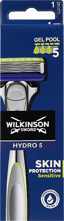 Golarka z 1 wymienną brzytwą - Wilkinson Sword Hydro 5 Skin Protection Sensitive — Zdjęcie N1