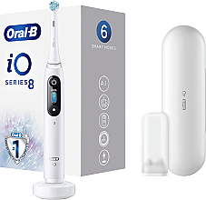 Elektryczna szczoteczka do zębów, biała - Oral-B Braun iO Series 8 — Zdjęcie N13